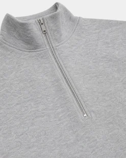 Sweatshirt col camionneur gris