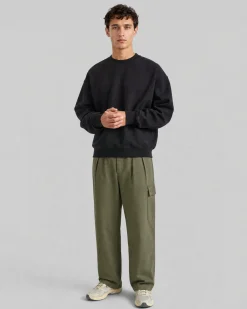 Sweatshirt col rond noir