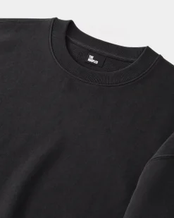 Sweatshirt col rond noir