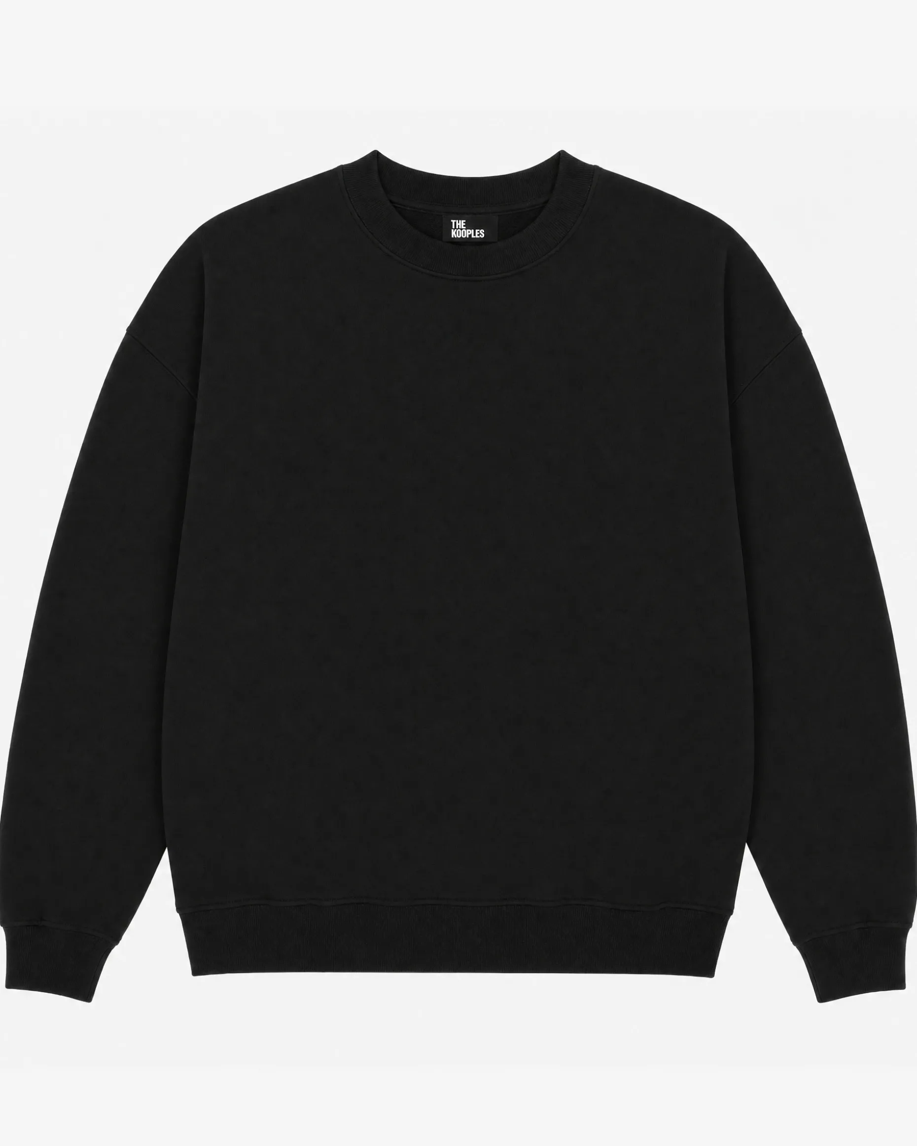 Sweatshirt col rond noir