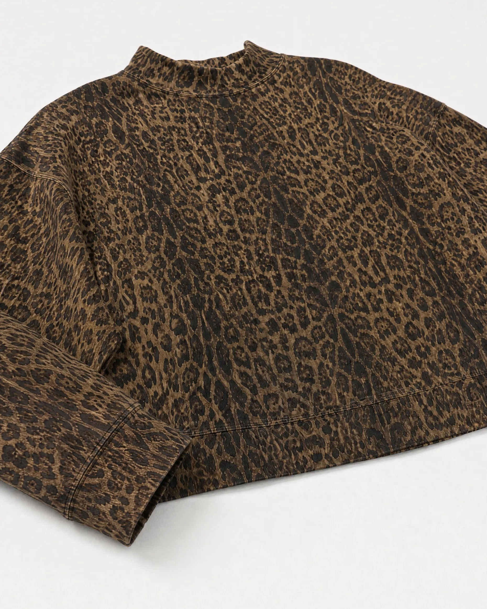 Sweatshirt imprimé léopard
