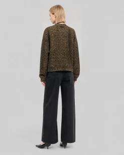 Sweatshirt imprimé léopard