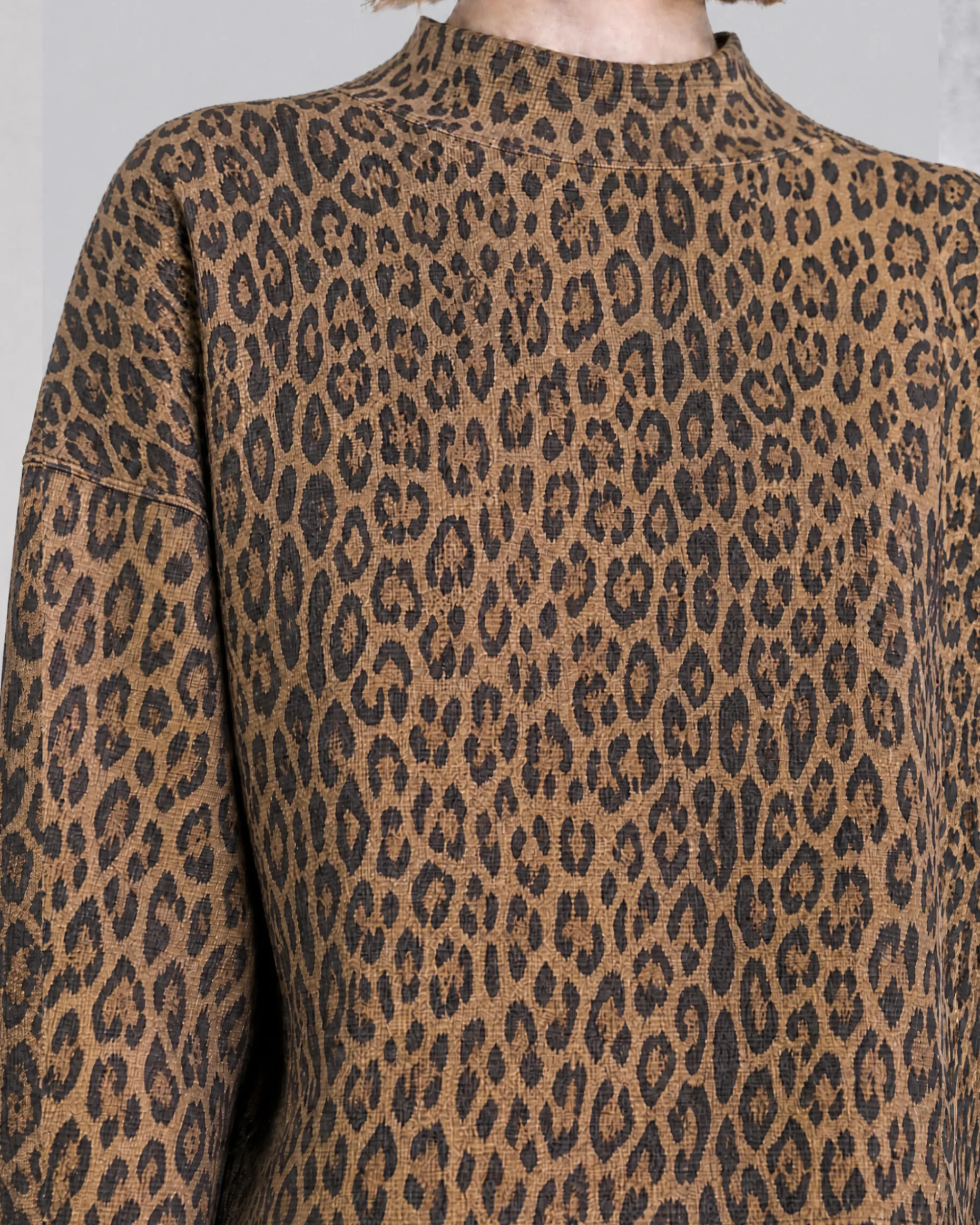Sweatshirt imprimé léopard