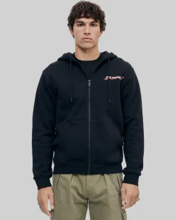 Sweatshirt zippé àcapuche What Is noir