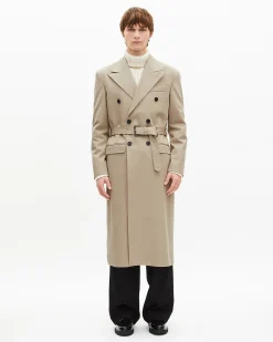 Trench long beige