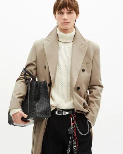 Trench long beige