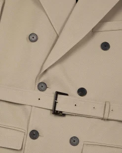 Trench long beige