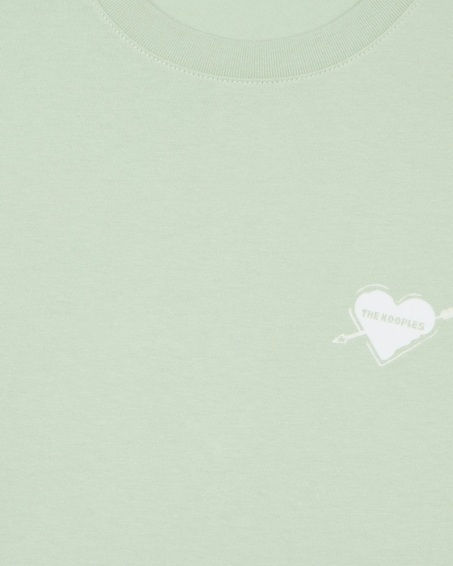 T-shirt avec flocage coeur vert