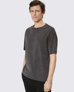 T-shirt avec logo au dos noir