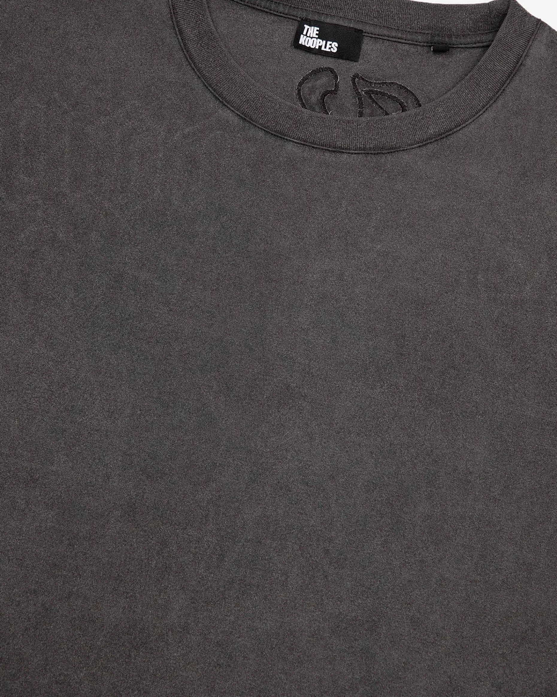 T-shirt avec logo au dos noir