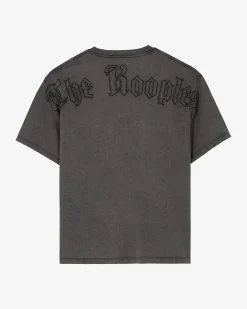 T-shirt avec logo au dos noir
