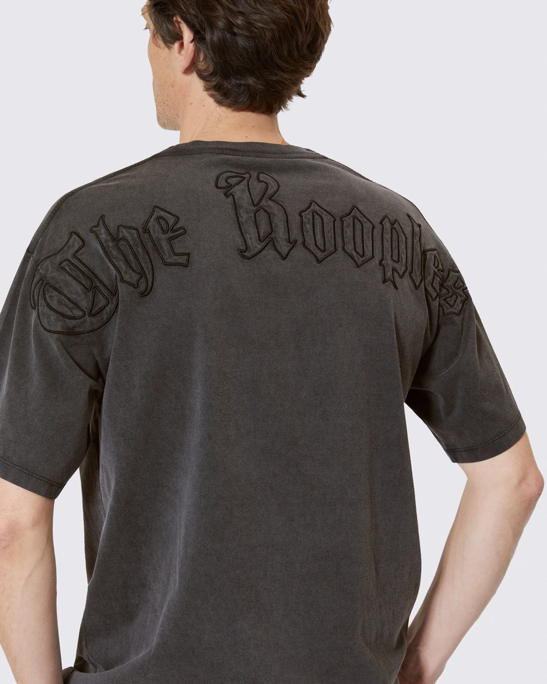 T-shirt avec logo au dos noir