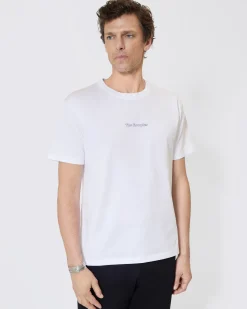 T-shirt avec logo détouré blanc