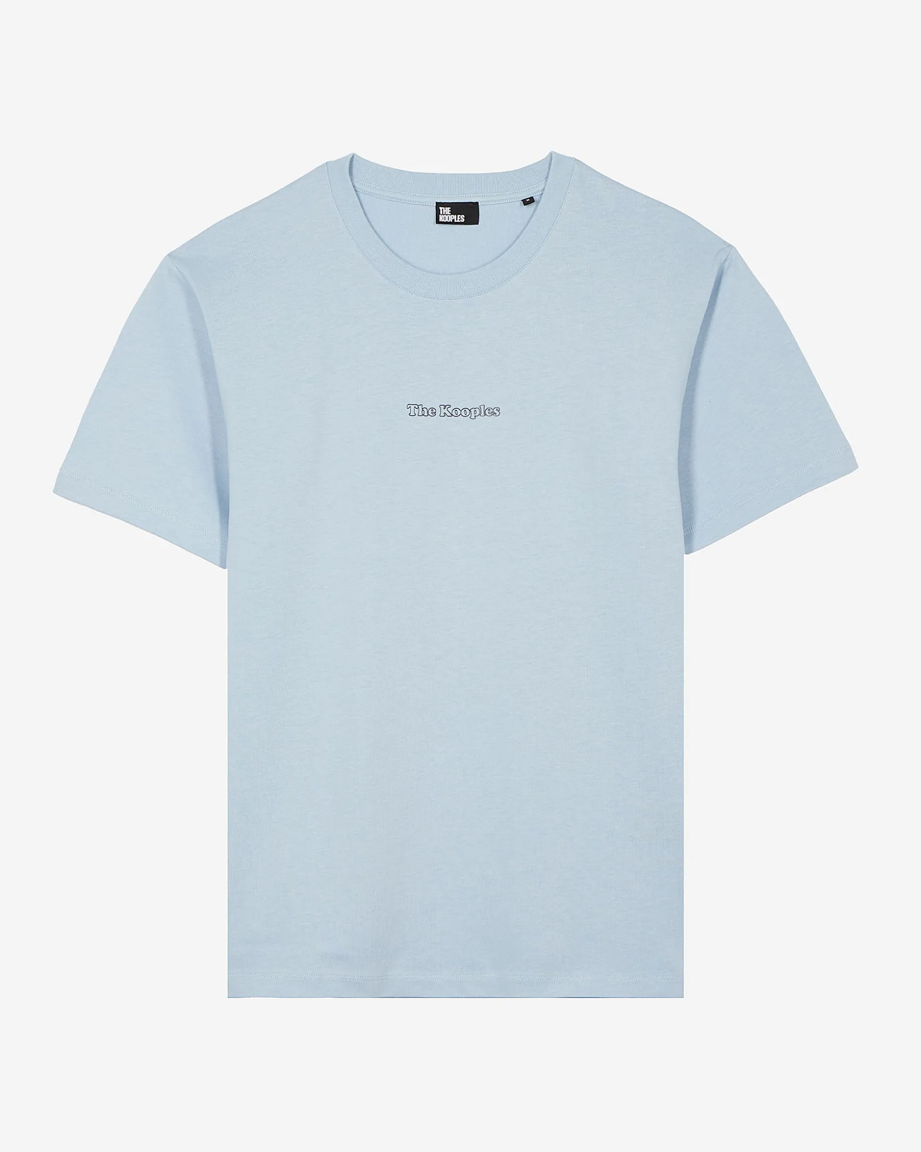T-shirt avec logo détouré bleu