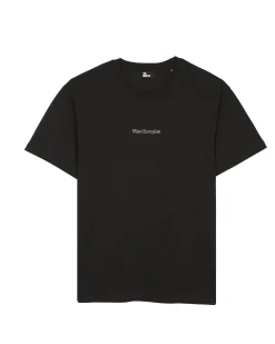T-shirt avec logo détouré noir