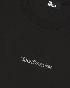 T-shirt avec logo détouré noir