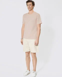 T-shirt avec logo détouré rose