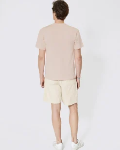 T-shirt avec logo détouré rose