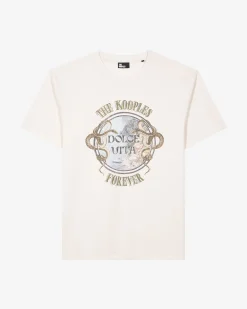 T-shirt avec sérigraphie Dolce Vita beige