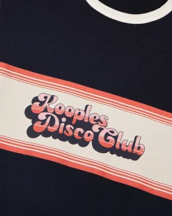 T-shirt avec sérigraphie marine