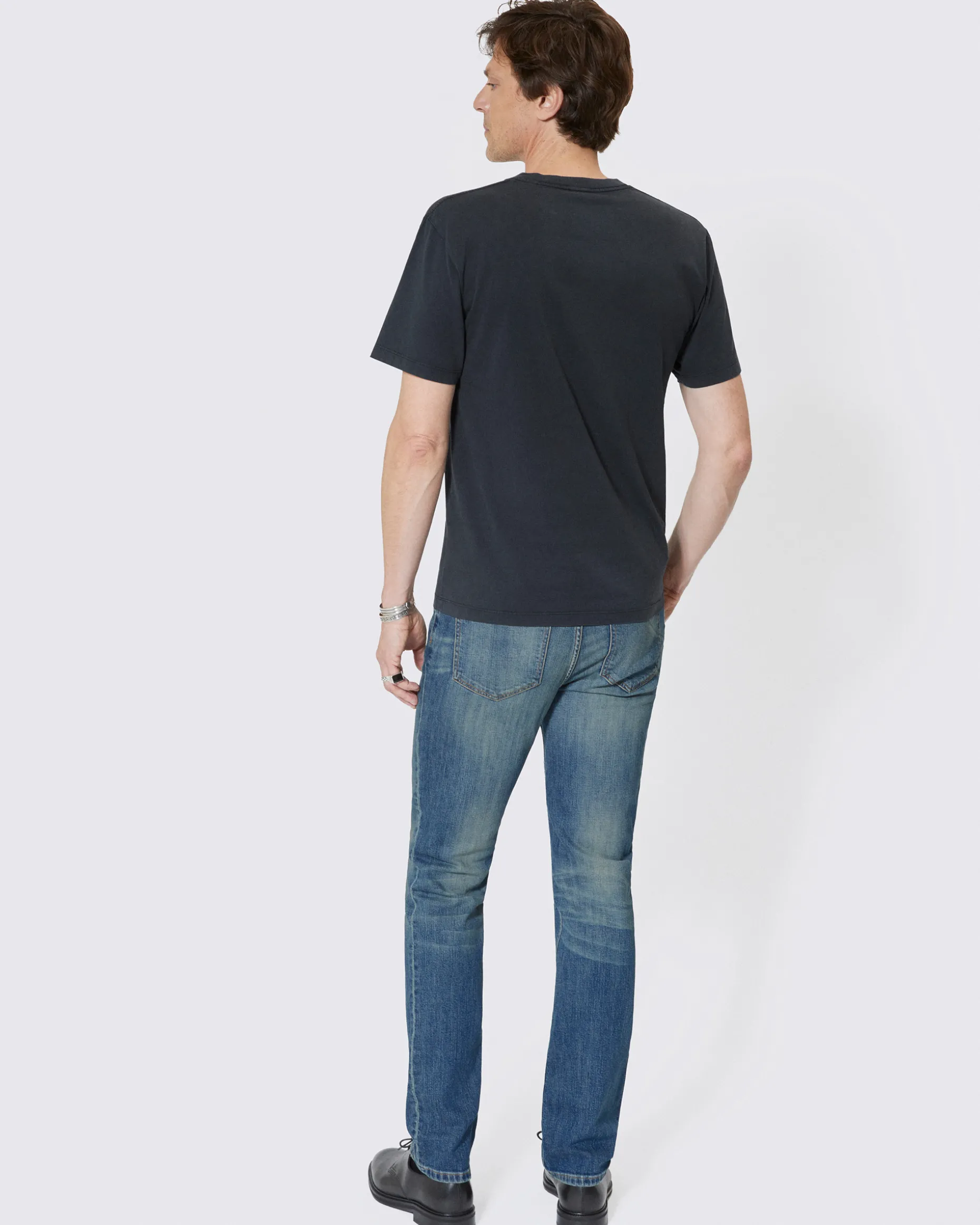 T-shirt avec sérigraphie marine