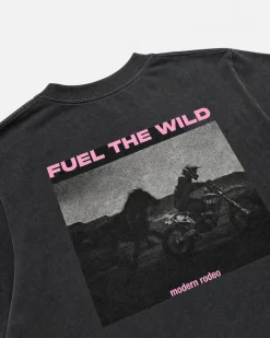 T-shirt avec sérigraphie noir