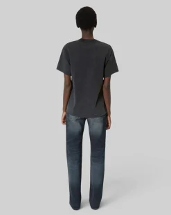 T-shirt avec sérigraphie noir