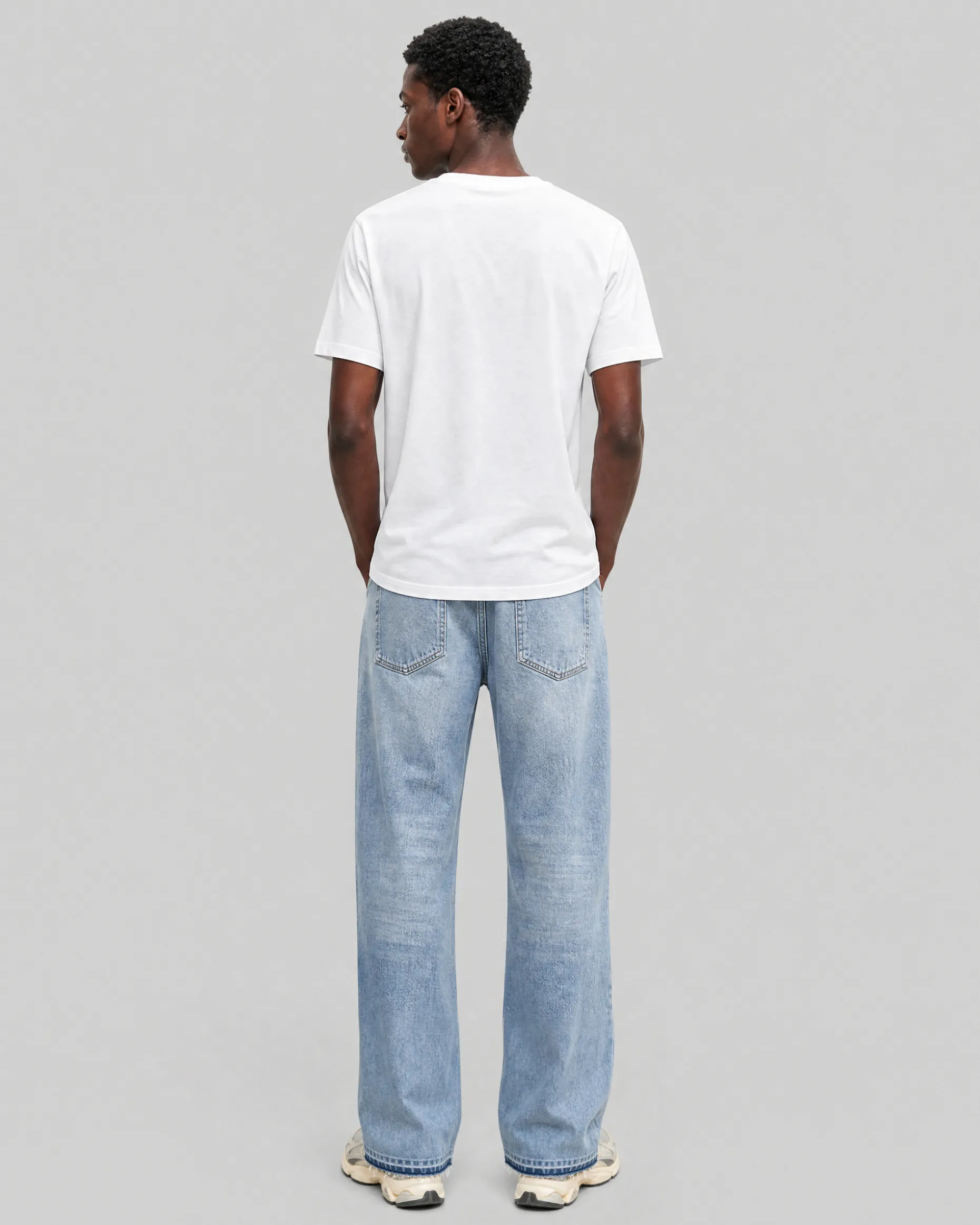 T-shirt avec sérigraphie oiseaux blanc