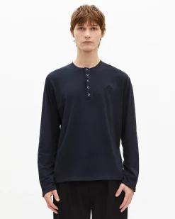T-shirt manches longues marine