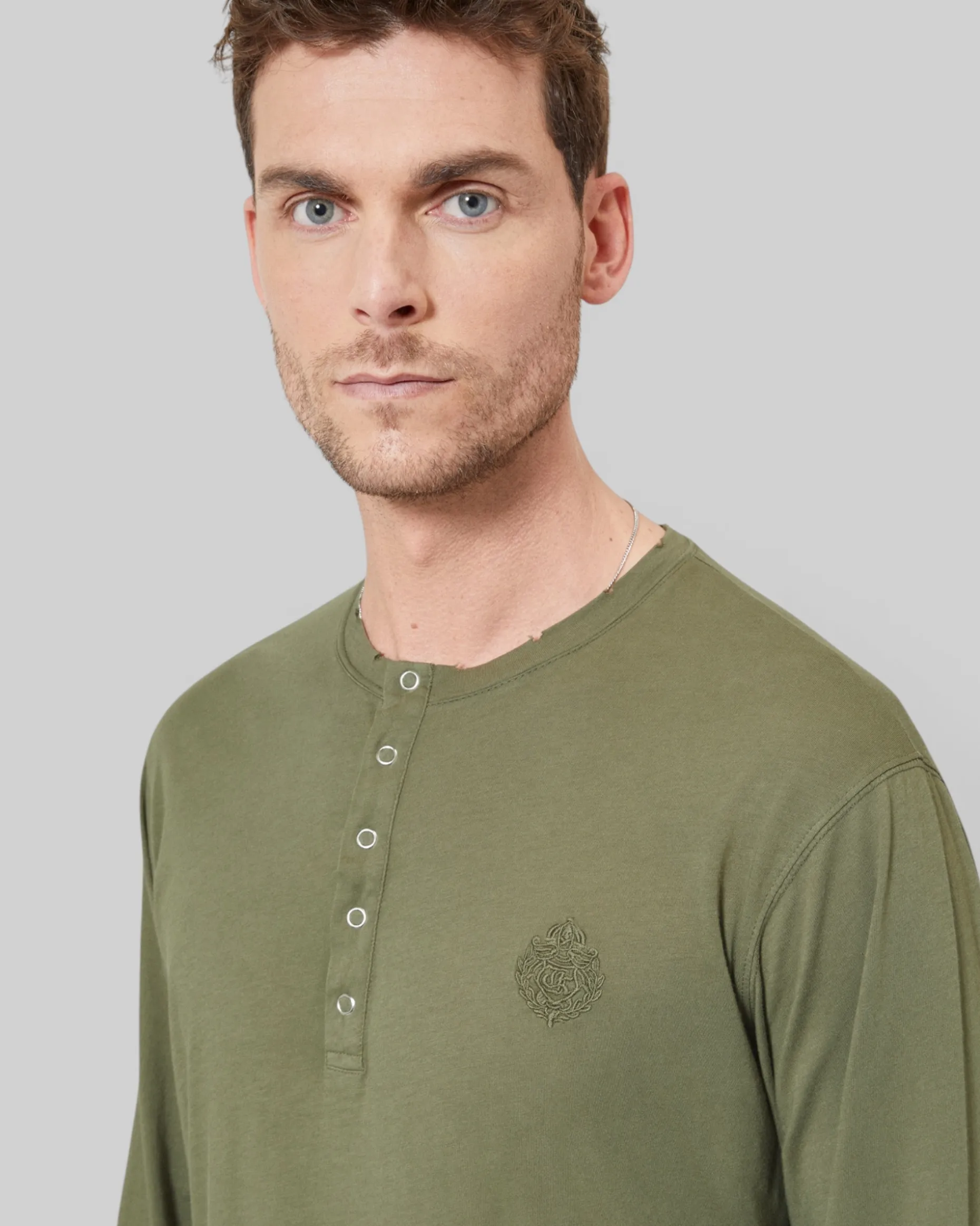 T-shirt manches longues vert