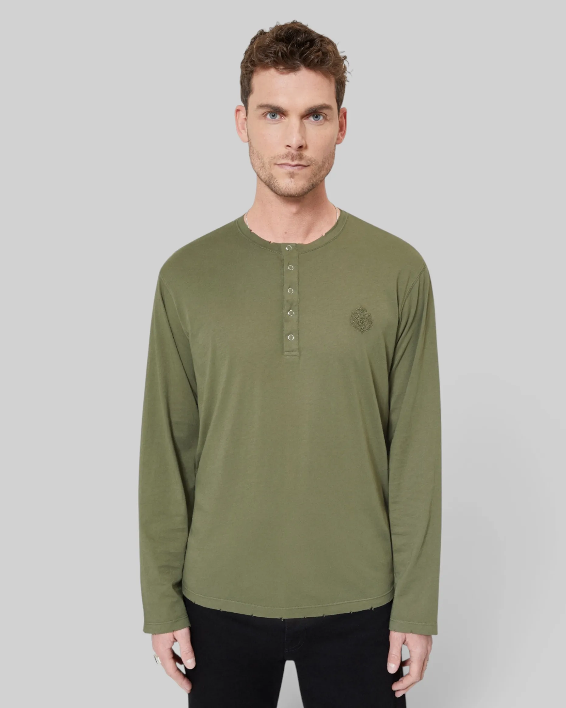 T-shirt manches longues vert