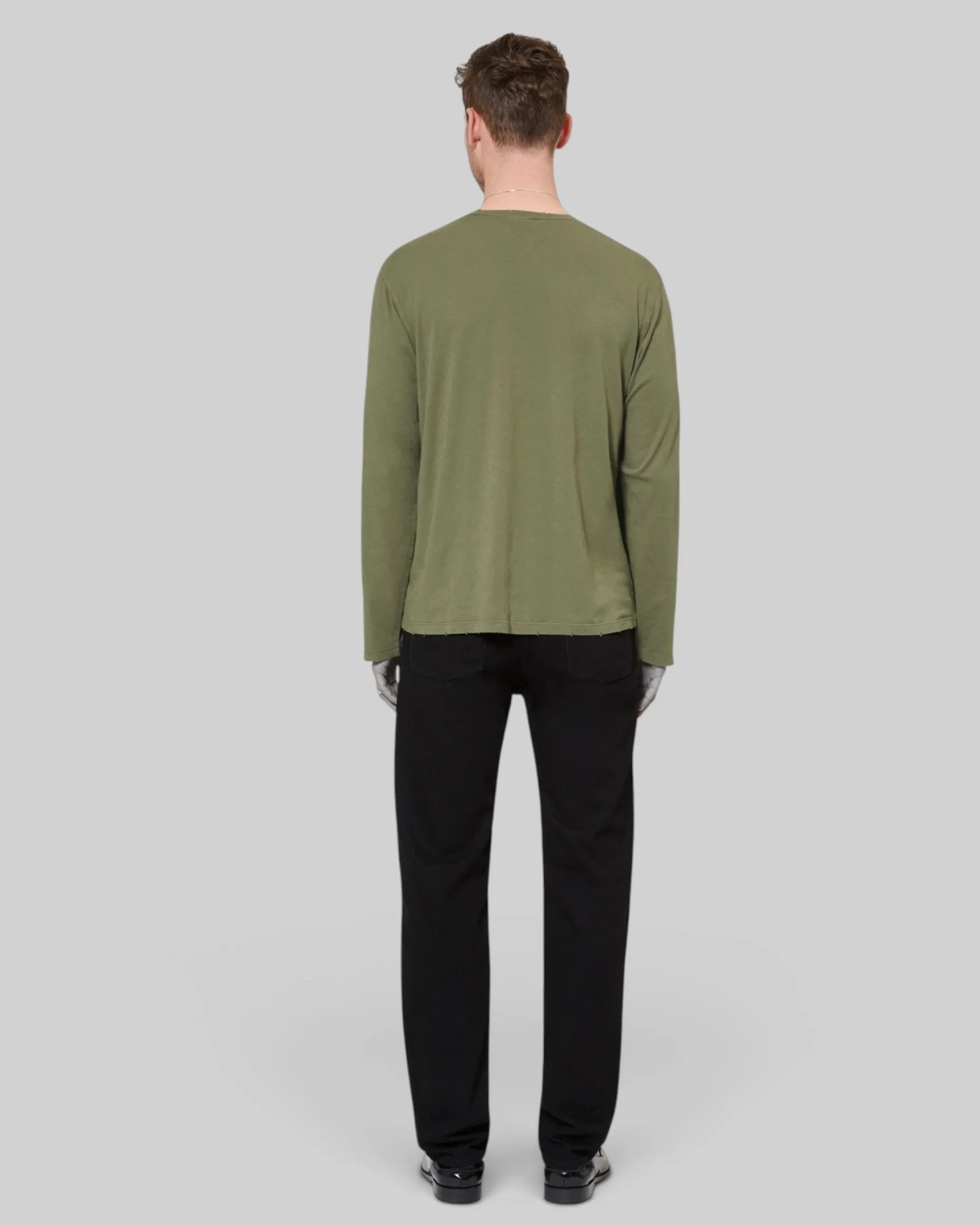 T-shirt manches longues vert