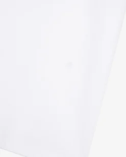 T-shirt Mixte droit uni blanc