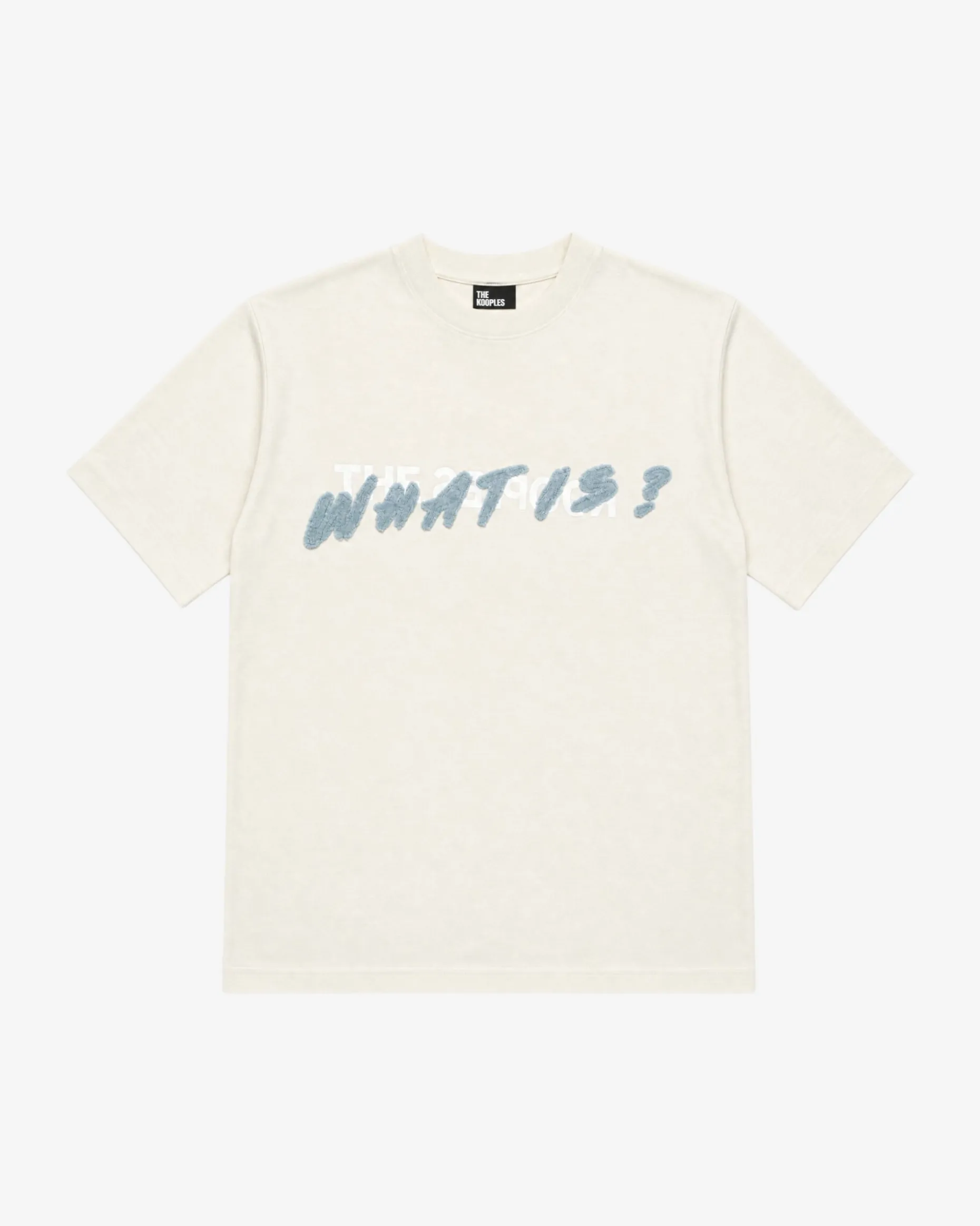 T-shirt patch denim What Is beige