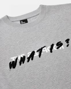 T-shirt patch denim What Is gris