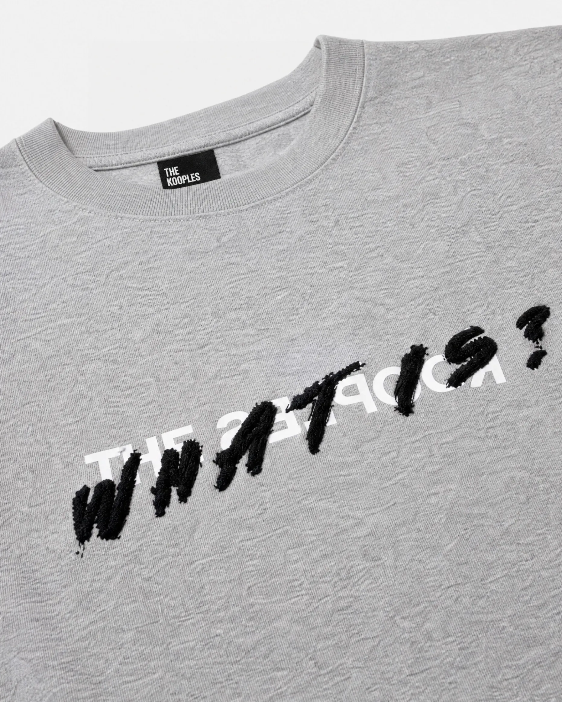 T-shirt patch denim What Is gris