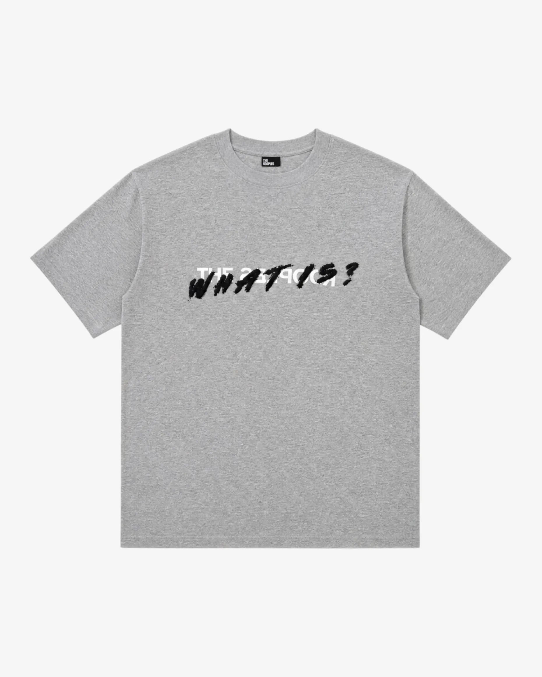 T-shirt patch denim What Is gris