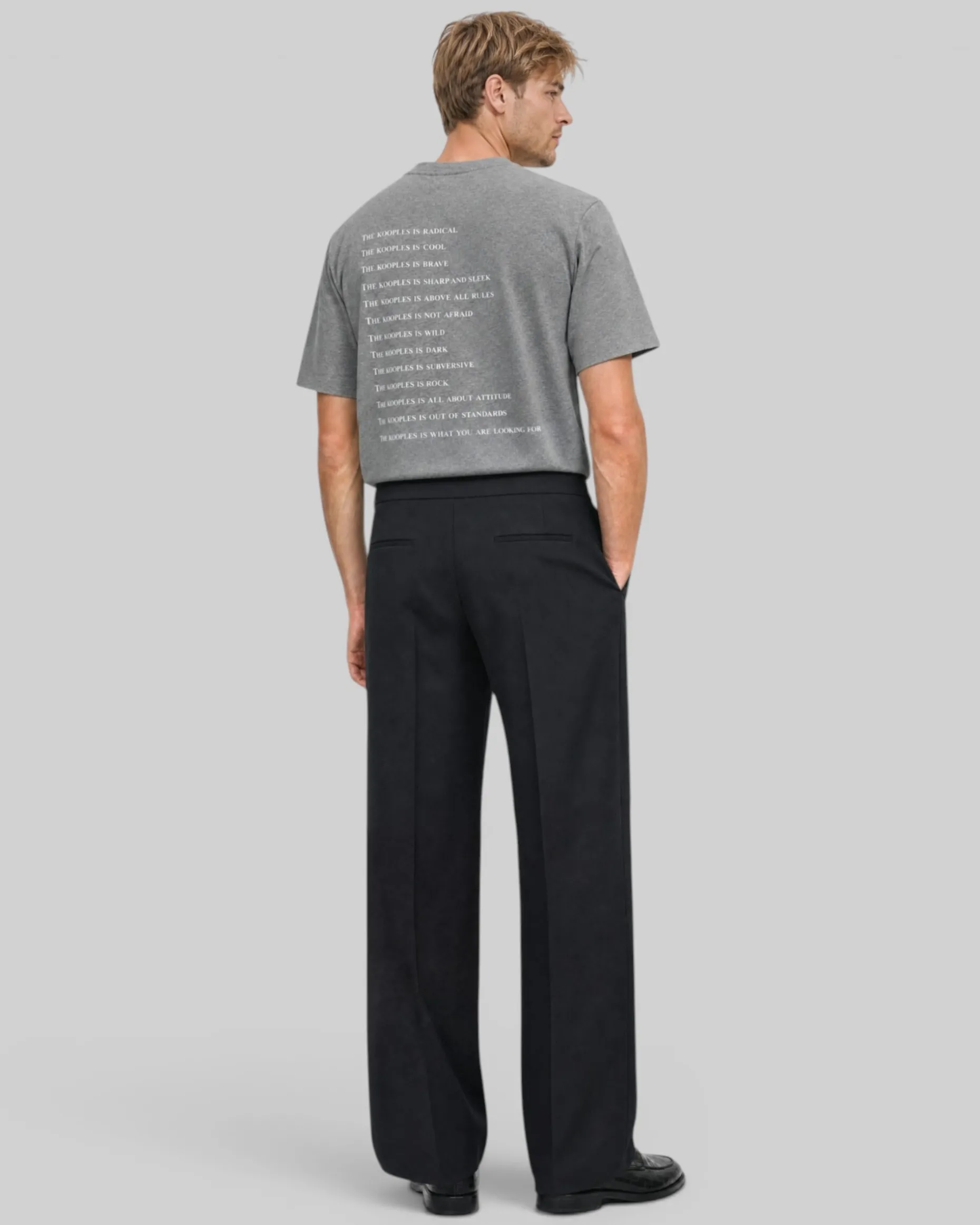 T-shirt patch denim What Is gris