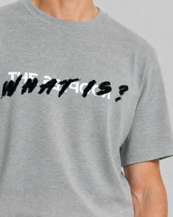 T-shirt patch denim What Is gris