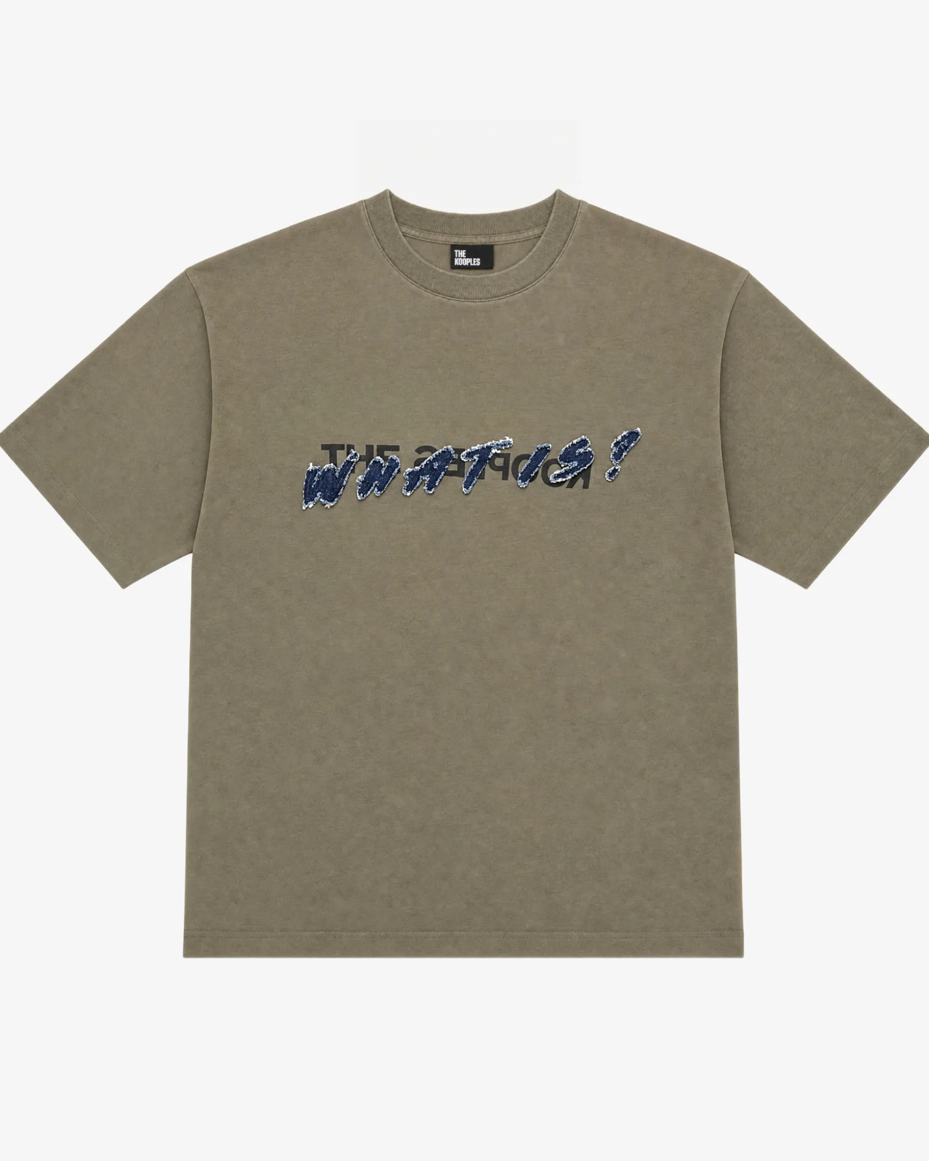 T-shirt patch denim What is kaki