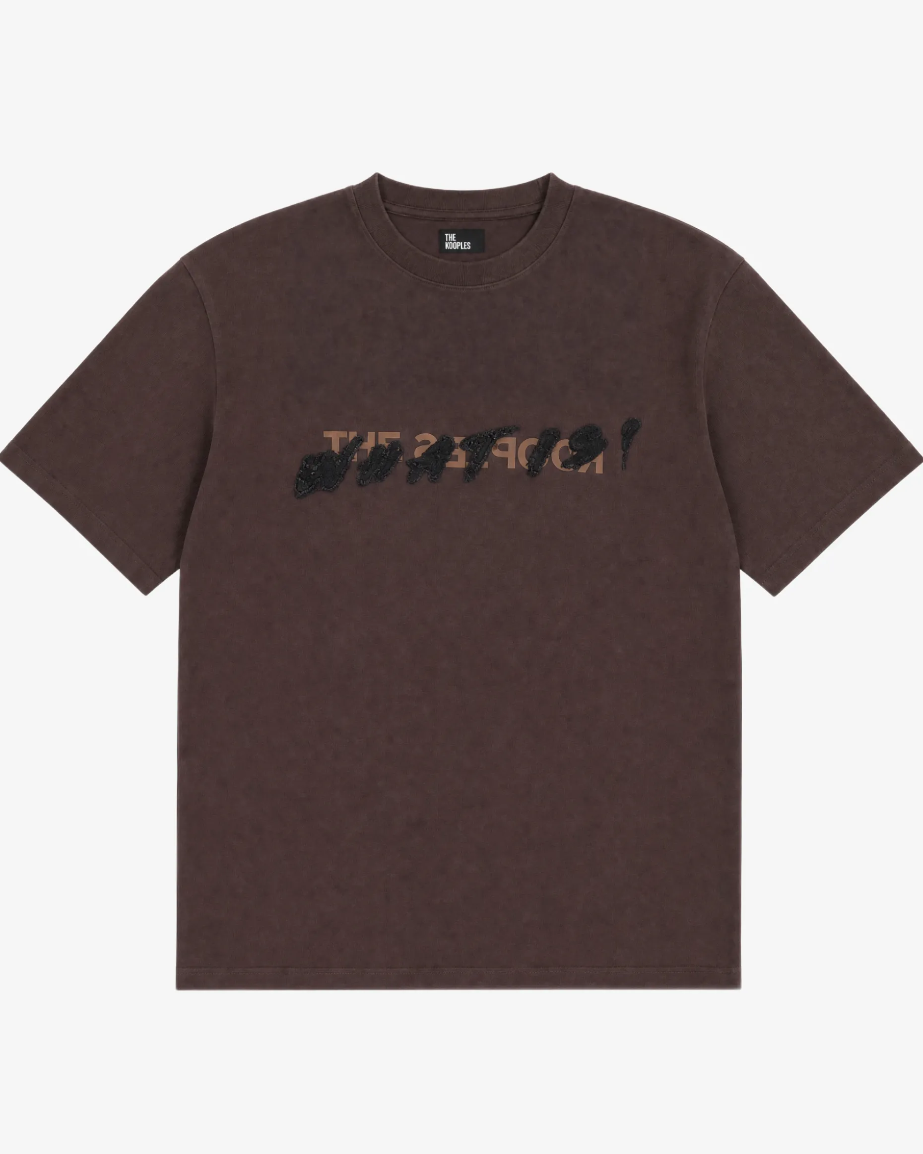 T-shirt patch denim What is marron
