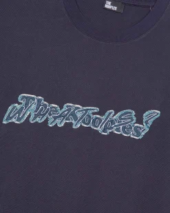 T-shirt patch denim What Is marine