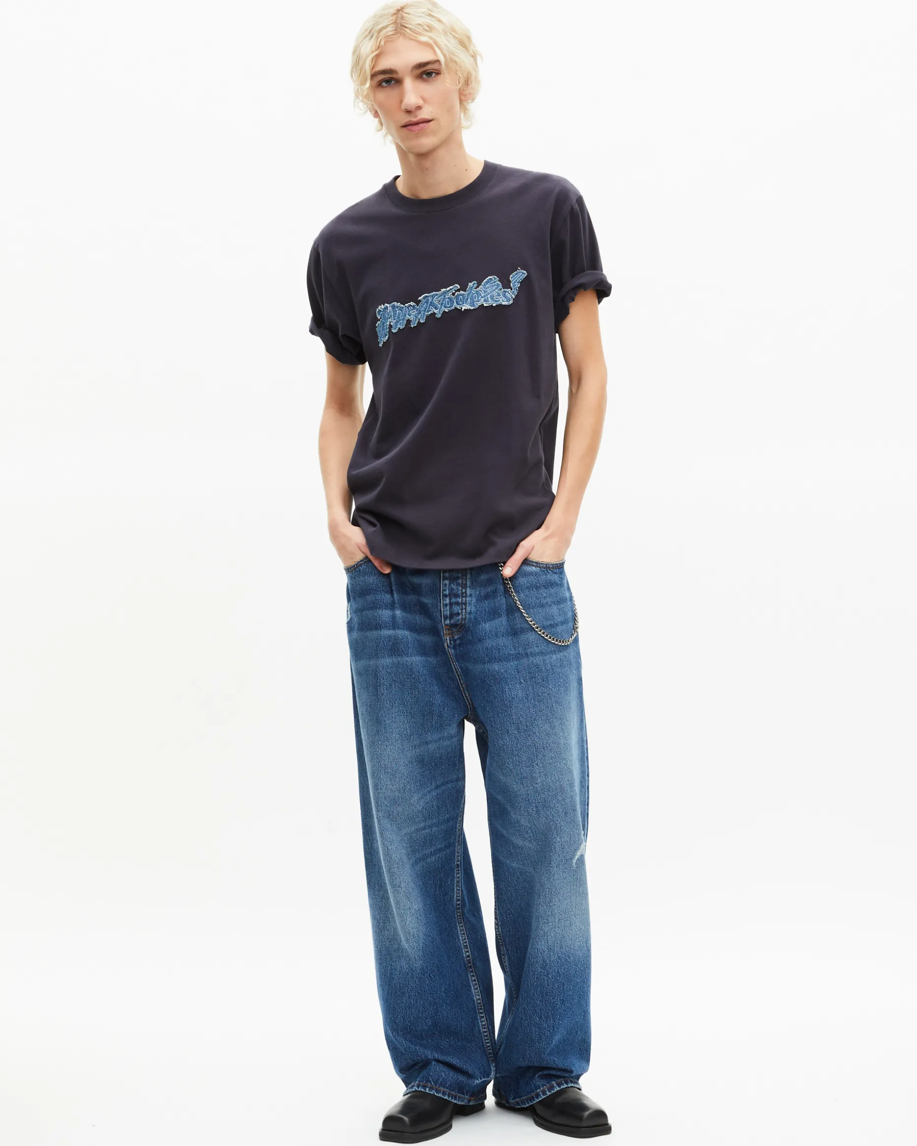T-shirt patch denim What Is marine
