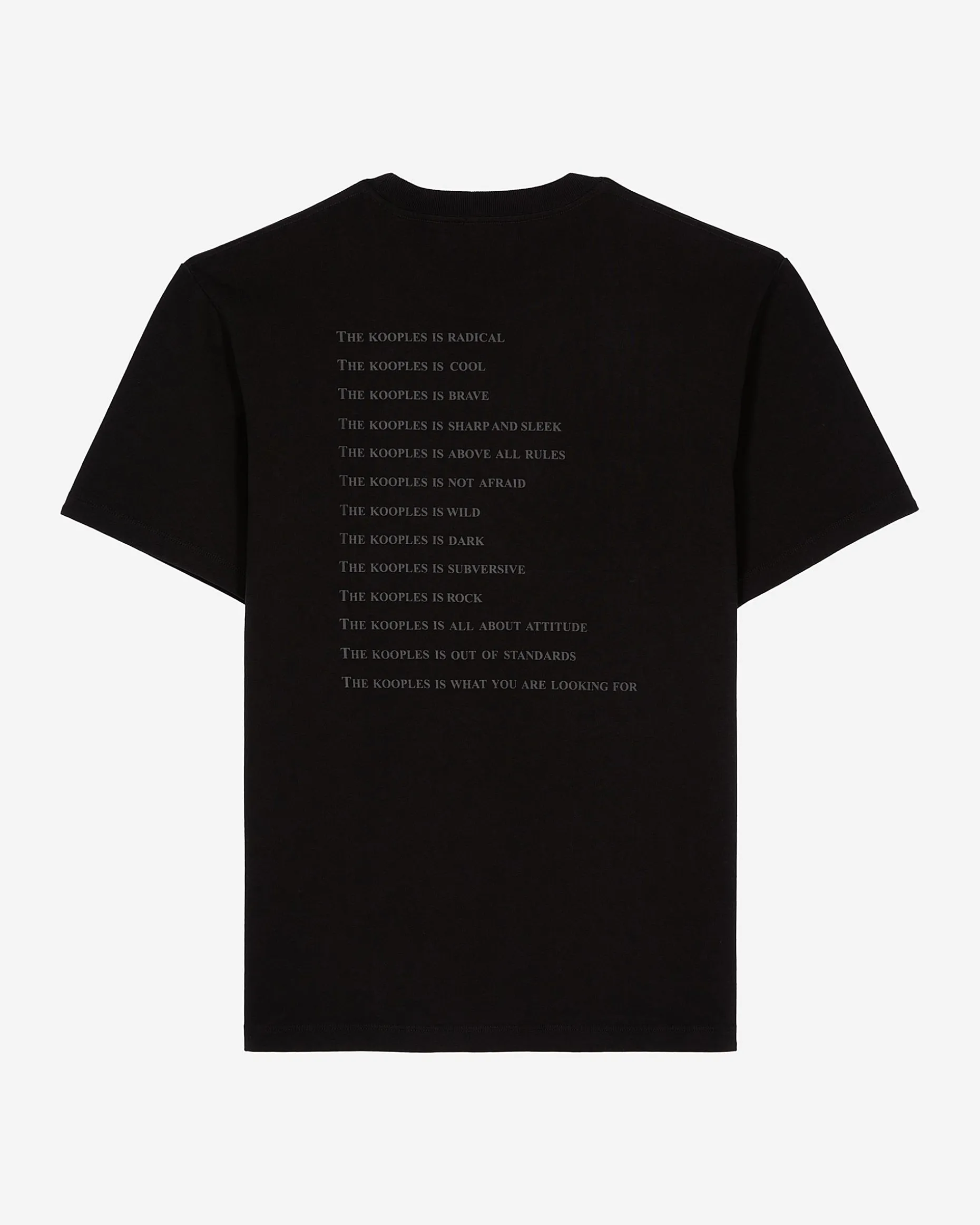 T-shirt patch denim What Is noir
