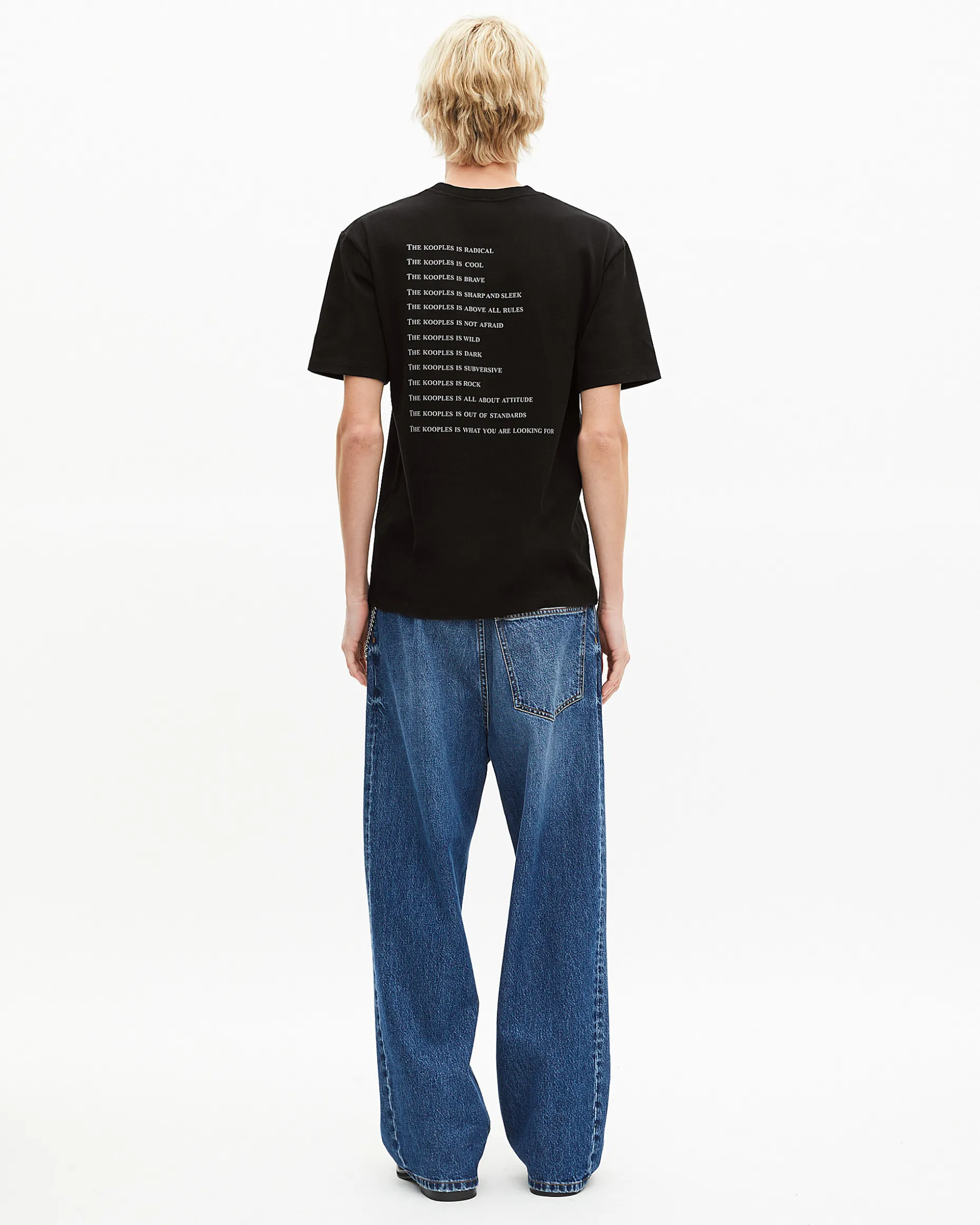 T-shirt patch denim What Is noir