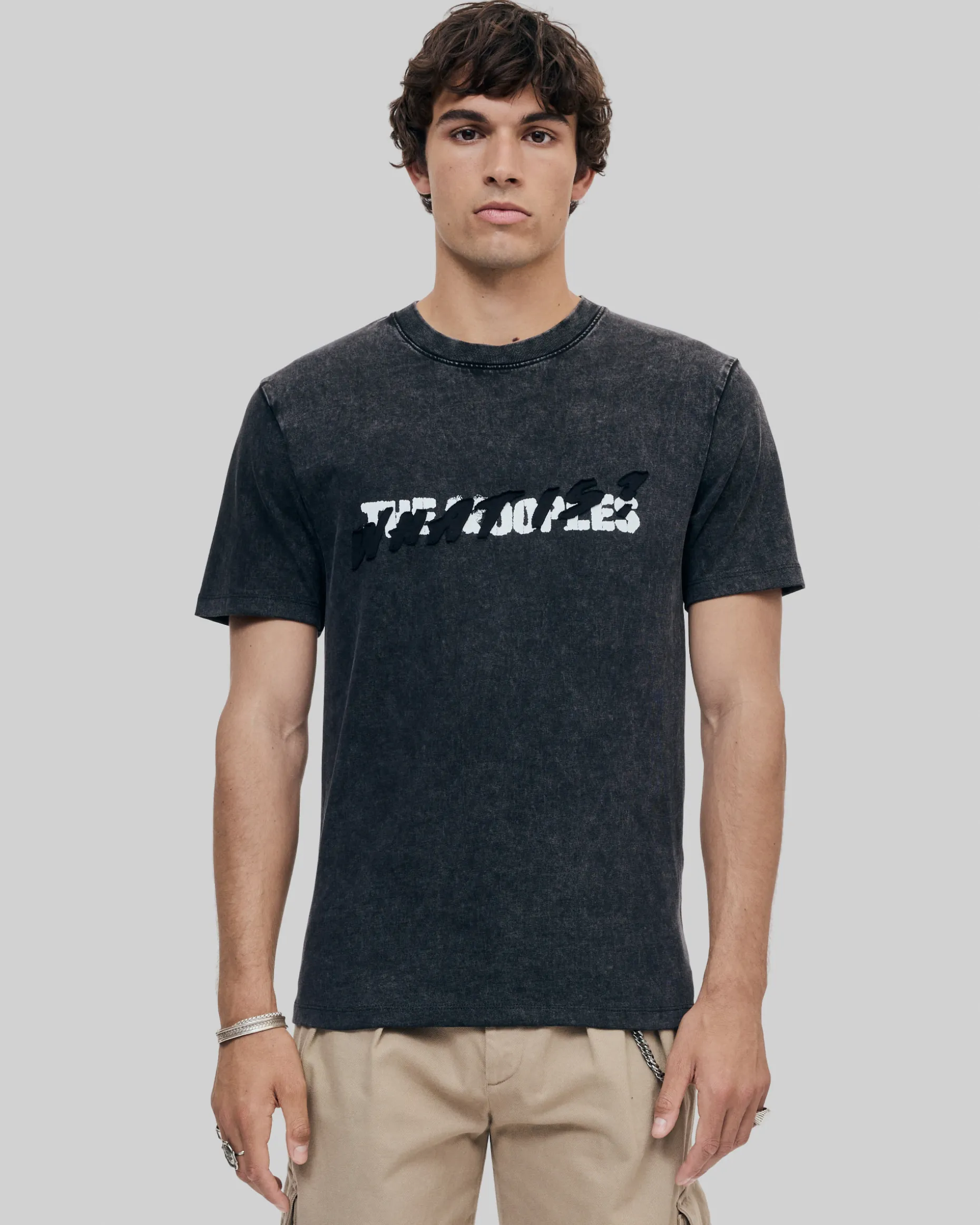 T-shirt patch denim What Is noir