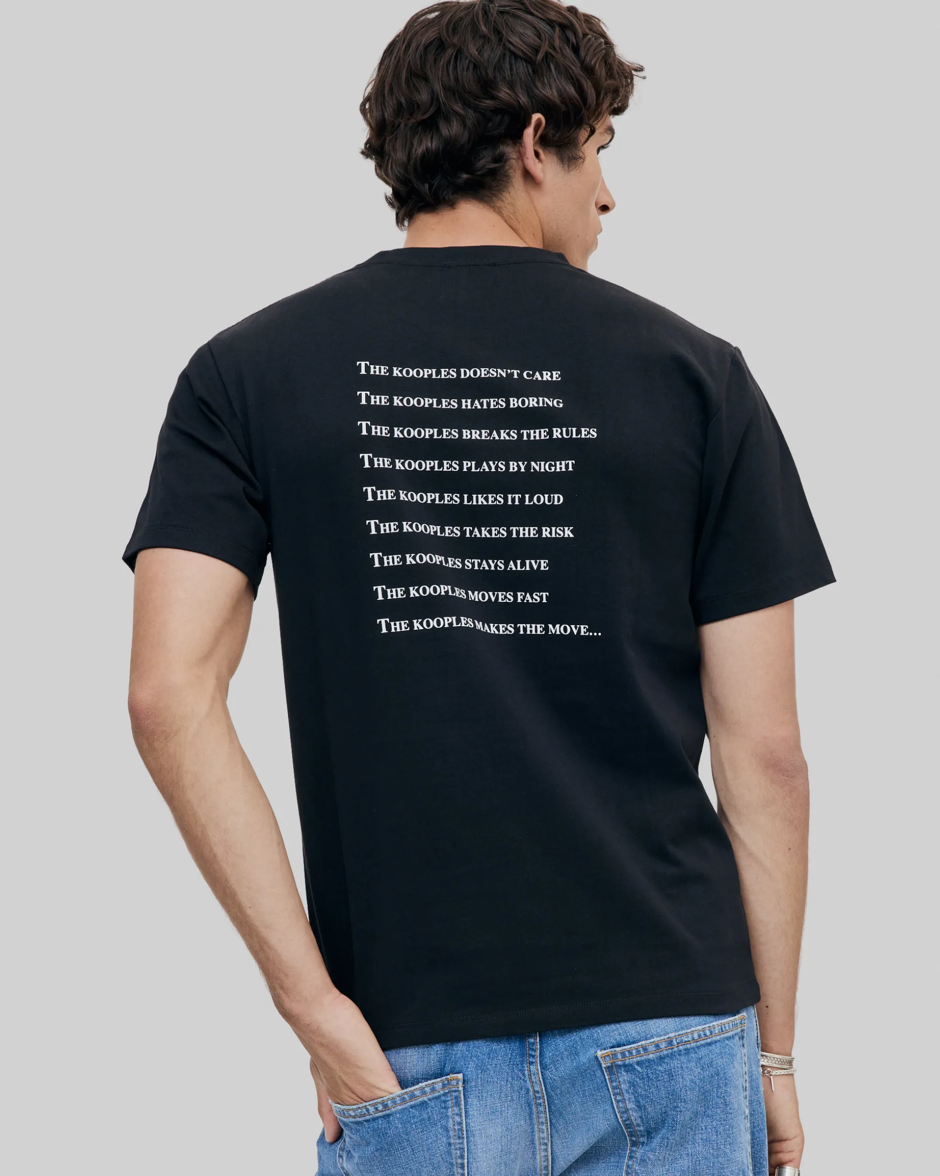 T-shirt So What noir mixte