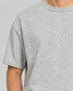 T-shirt uni gris chiné