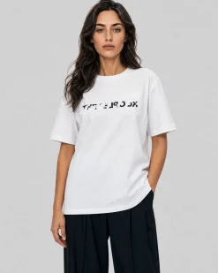T-shirt What If blanc mixte
