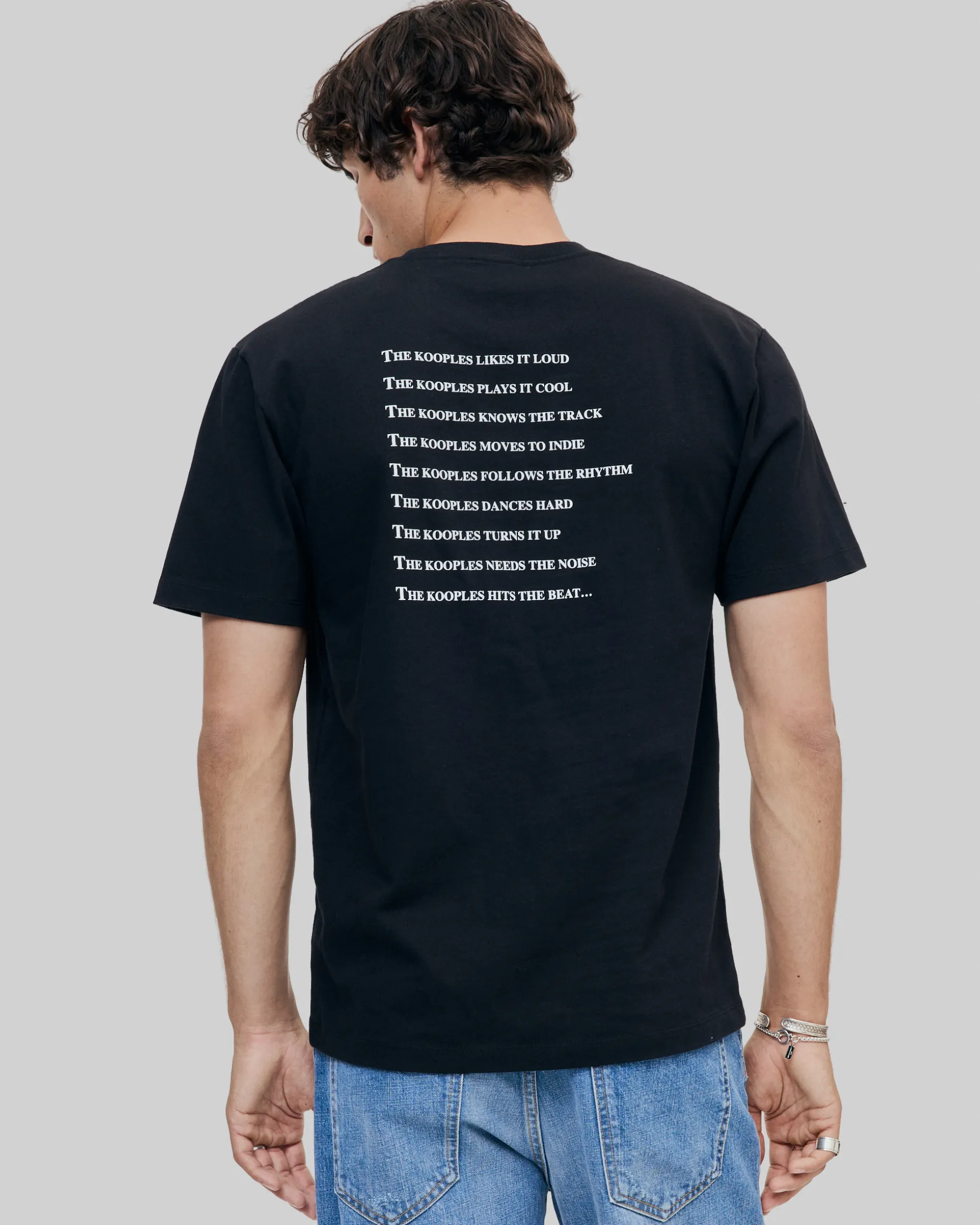 T-shirt What If noir mixte